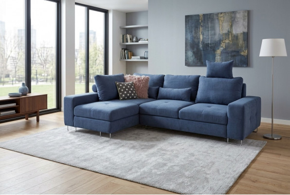 Living room textile L-shaped sofas couches corner sectional sofa upholstery furniture