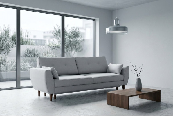 Sofa Design 1x Sofas 3-seater couch with bed function new sofas luxury modern