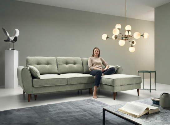 Sofas Design Corner Sofa L-Shape Furniture Bed Functions Textile Leather Sofa Bed