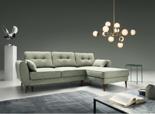 Sofas Design Corner Sofa L-Shape Furniture Bed Functions Textile Leather Sofa Bed
