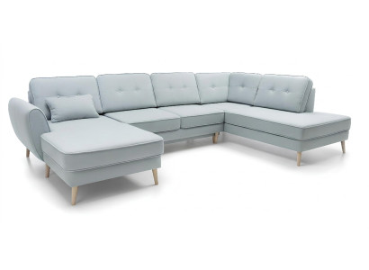 Living room furniture, corner sofa, fabric sofa, design sofa, U-shaped corner sofas, modern upholstery.