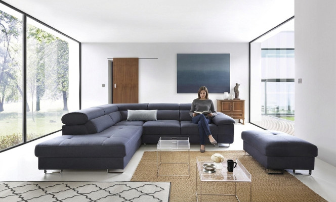 Textile sofa corner sofa sofa couch upholstery living landscape textile sofas couches L-shape