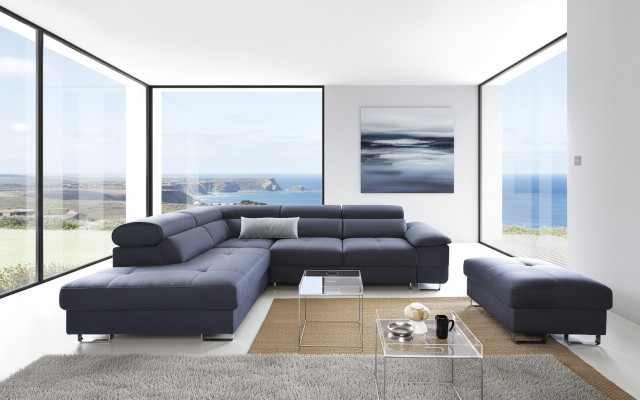 Textile sofa corner sofa sofa couch upholstery living landscape textile sofas couches L-shape