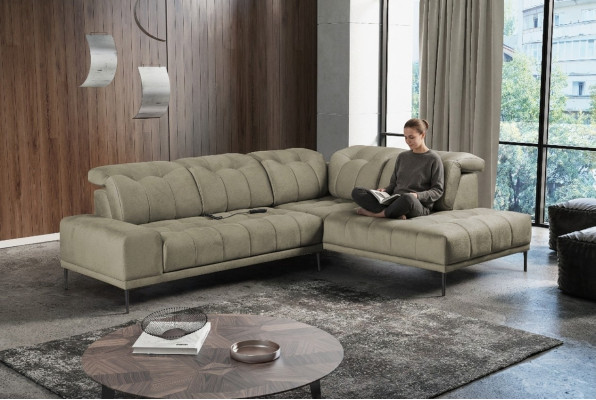 Sectional Sofa New Modern Design Sofas New Fabric Sofas L-Shaped Couch Living Room Sofa