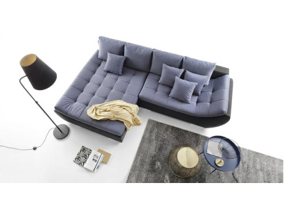 Modern design sofas couch furniture fabric L-shaped living room corner sofa