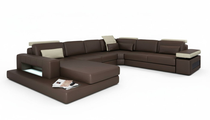 Living landscape new upholstered sofa living landscape design modern corner sofa U-shaped sofa