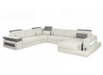Designer living landscape sofa couch corner sofa upholstered living landscape U-shape