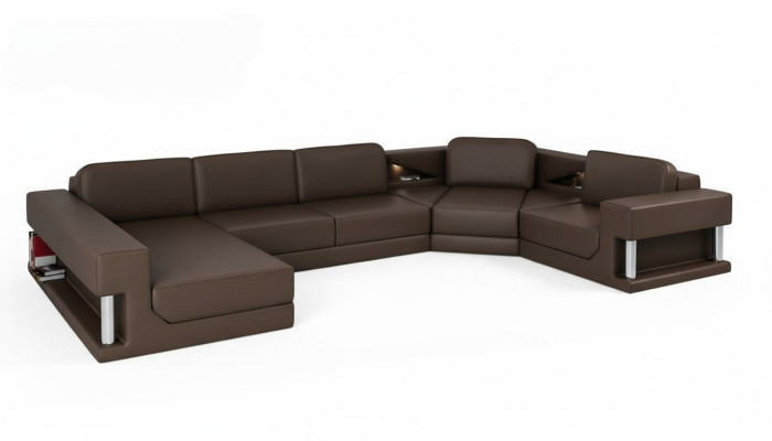 Living landscape couch upholstery corner sofa new leather sofa designer sofa U-shape