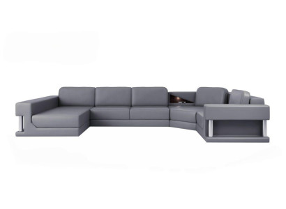 U-shaped sectional sofa couch corner upholstered leather sofa couches new furniture