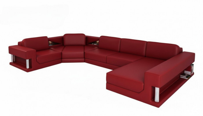 U shape sofa couch padding sofa living landscape design corner sofa leather padding new