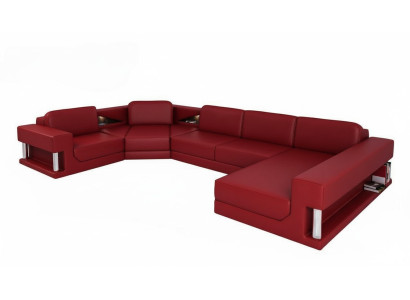 U shape sofa couch padding sofa living landscape design corner sofa leather padding new