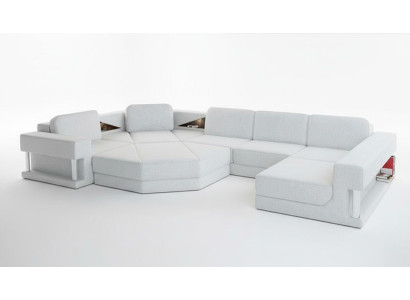Living Landscape Design Fabric Sofas Bed Function Sleeper Couch Corner Sofa U-Shaped Sofa