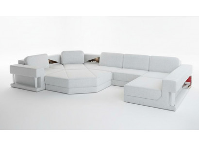 Living Landscape Design Fabric Sofas Bed Function Sleeper Couch Corner Sofa U-Shaped Sofa