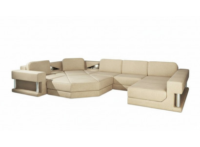 Corner sofa upholstery seat fabric couch sofas couches U-shaped living landscape furniture new