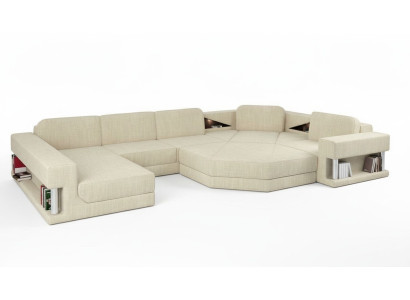 Design corner sofa fabric modern sofas U-shape living landscape upholstered corner furniture new