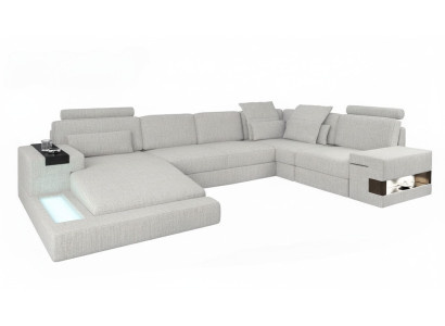 Corner sofa living area sofa couch U shape upholstered sofa textile design furniture new