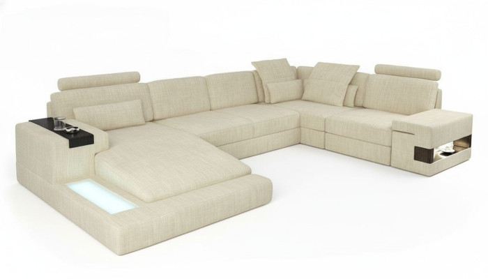 Corner sofa corner upholstery living landscape couch sofa corner U-shape new furniture