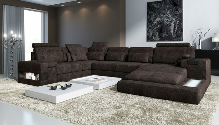 Textile sofa corner sofa U shape modern sofa leather sofa corner sofa upholstery living landscape