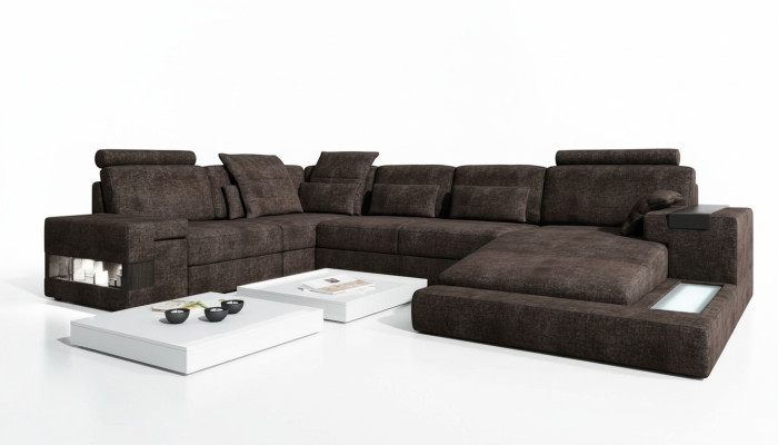 Textile sofa corner sofa U shape modern sofa leather sofa corner sofa upholstery living landscape