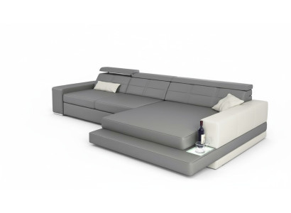 XXL Couch Corner Sofa Leather Living Landscape Sofa Design Modern Sofa L-Shape