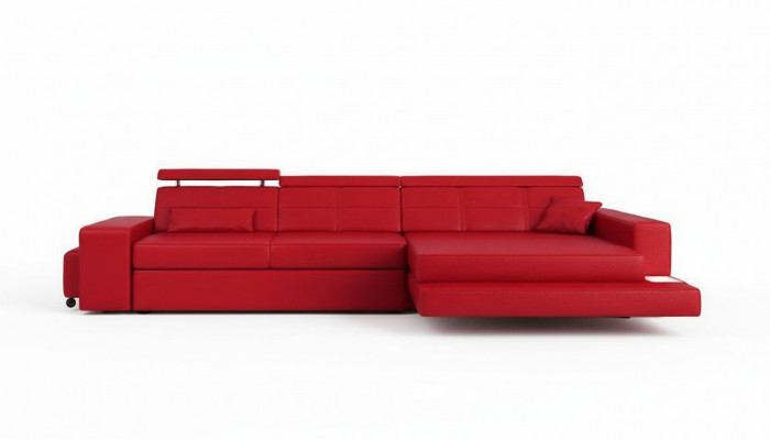 Furniture Corner Sofa Leather Sofa Couch Upholstery Corner Seat Living Landscape L-Shape New