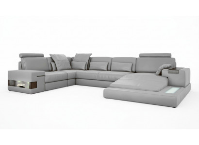 Sofa bed couch design upholstery textile corner living landscape corner sofa fabric U-shape