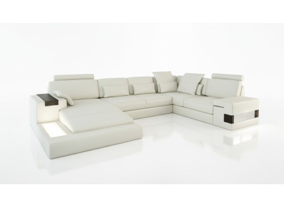 Corner sofa living landscape U-shape sofa corner couch couch design upholstery new