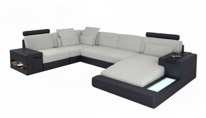 Design sofas living landscape corner sofa leather U-shaped sofa couch upholstery couches new.