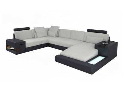 Design sofas living landscape corner sofa leather U-shaped sofa couch upholstery couches new.