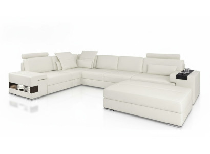 Designer sofa upholstery couch corner sofa with ottoman set living landscape L-shape
