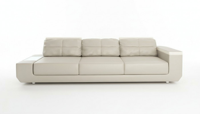 Sofa 3-seater Sofas Luxury Faux Leather Couches Large Upholstery Designer Furniture Three-seater