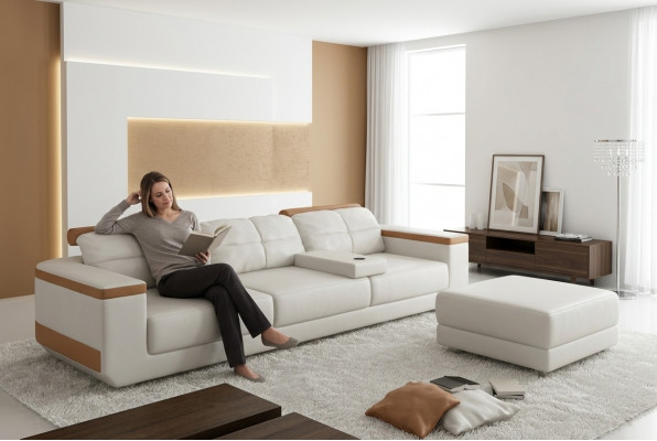 Sofa 3-seater fabric sofas couch upholstery luxury sofa modern style big XXL couches