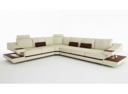 Design living landscape corner sofa textile leather new sofas L shape sofa couch upholstery