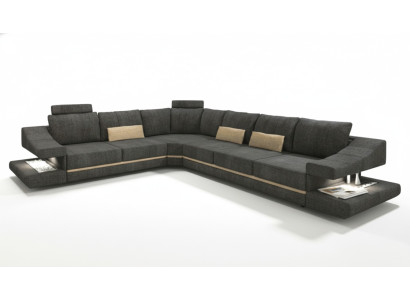 Living room textile new L-shape seat sofa bed furniture corner sofa couch upholstered furniture