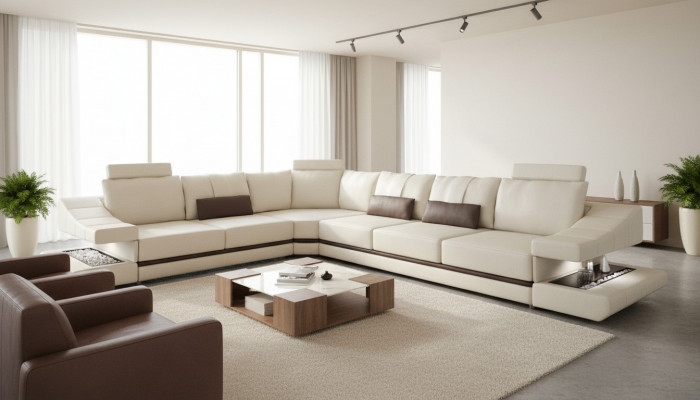 Sofas Design Corner Sofa L-Shape Furniture Bed Functions Fabric Leather Sofa Bed Sofas