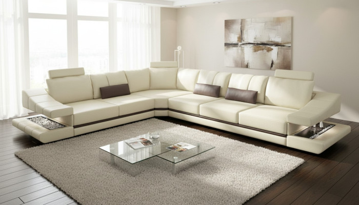 Sofa Corner Sectional Sofa Couch Upholstered Furniture Living Room Textile L-Shaped Sofas