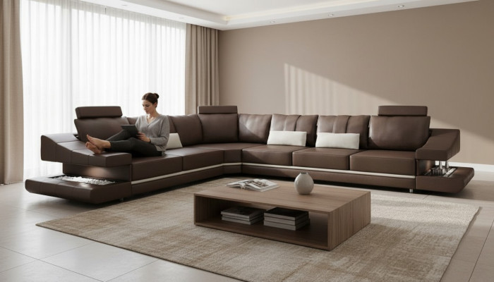 Corner sofa sofa couch upholstery corner sofa living area textile L-shaped corner