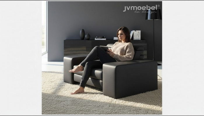 Design living room leather couch armchair 1 seater upholstered sofas lounge club furniture