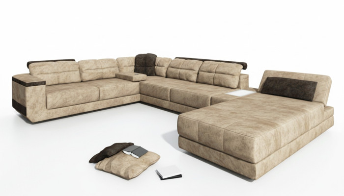Living room landscape sofa upholstery corner sofa leather sofa designer sofa U-shape new sofas