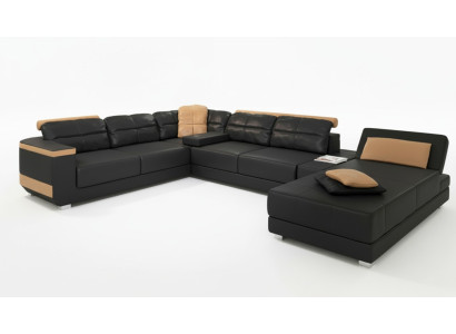 Modern sofas living landscape corner sofa fabric U-shaped couch design upholstery textile corner