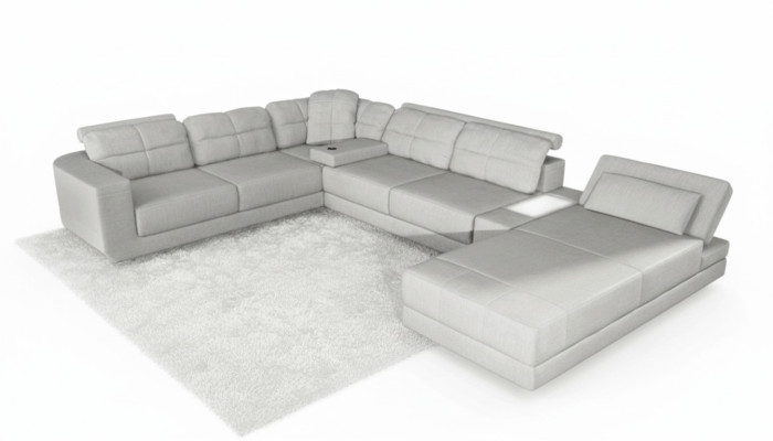 Corner sofa couch upholstery corner leather sofa couches furniture new living landscape U shape