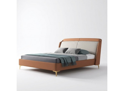 Bed cushion design luxury double hotel marriage sleep room leather 180x200cm