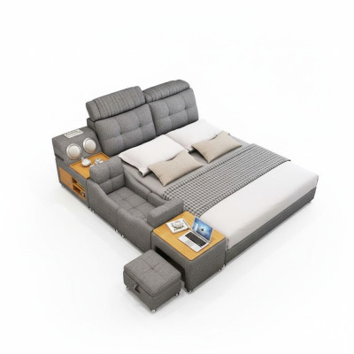 Bed frame beds 180x200cm hotel multifunction bed double beds