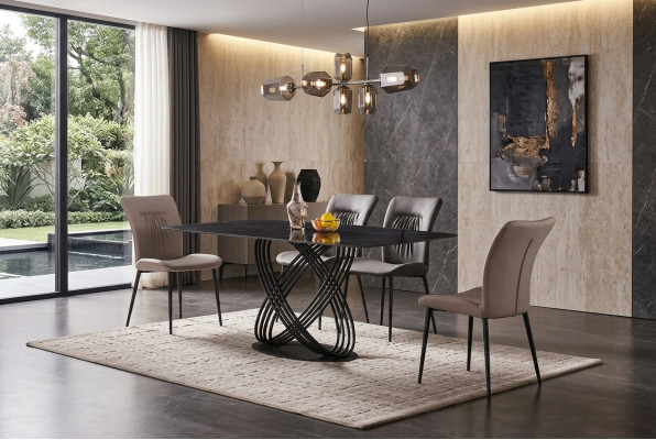 Luxury Table Stainless Steel Dining Table Dining Room Dining Tables Kitchen Tables Design Metal