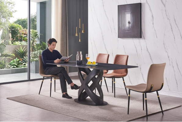 Luxury Modern Stone Dining Table Furniture Table Tables Dining Room Design Kitchen New