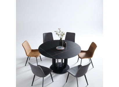 Luxury tables round table round design stainless steel furniture dining room dining tables new