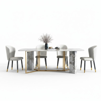 Luxury Modern Marble Style Dining Table Furniture Tables Dining Room Design Kitchen