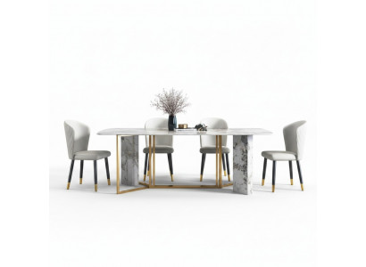 Luxury Modern Marble Style Dining Table Furniture Tables Dining Room Design Kitchen