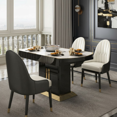 Multifunctional Dining Table Tables Round Table Dining Room Furniture Stainless Steel Kitchen Round