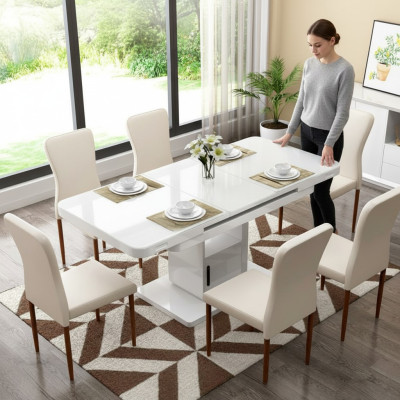 Table Luxury Tables Modern Dining Room Furniture Dining Tables Wood Wooden Tables Brown White